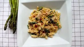The Secret to the Perfect Dinner: Chicken and Asparagus Pasta Recipe. How to cook with Elena ;)