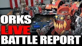 Juice's Orks Vs Magnus & Daemons LIVE 40k ITC Battle Report