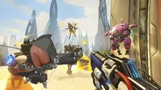 Учусь играть в overwatch