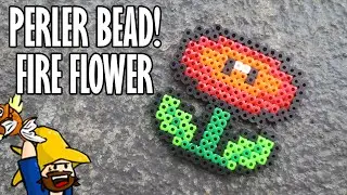 PERLER BEAD: MARIO FIRE FLOWER