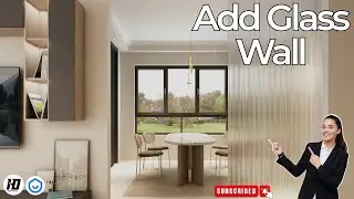 How to Add a Glass Walls and Render in Coohom like a Pro! | Interior Design Tutorial