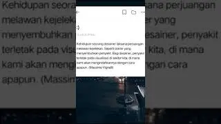 Kehidupan seorang desainer 