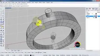 How to Create Flush Setting in JEWELRY CAD Rhino 3D