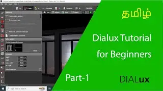 Dialux evo tutorial for beginners in Tamil : Importing Plan, Creating Building and Rooms.