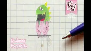 Dibujos creados del juego cadáver exquisito