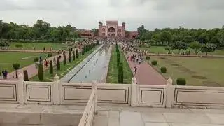The Taj Mahal , Agra , India.