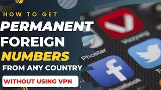 How to get a foreign number from Any Country -  how to get a usa phone number for verification 2024