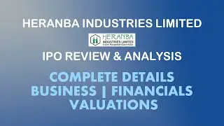 Heranba Industries Limited IPO Review | Heranba IPO Analysis | Heranba IPO Complete Detail IPO guide