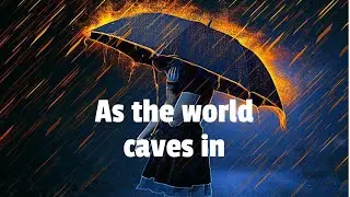 As the word caves in (Nightcore || Lyrics || Female cover)