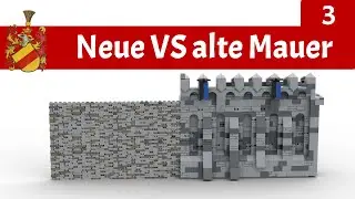 #003 The new masonry of the Castle - BUILDING A CASTLE WITH LEGO AND OTHER BRICKS