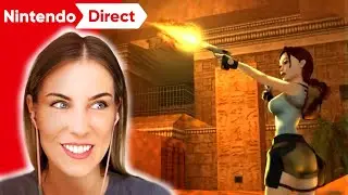 I did NOT expect this!!! Tomb Raider 1 2 3 Remaster: Nintendo Direct Sep 2023 REACTION