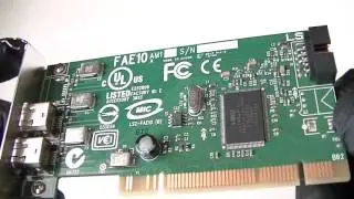 Dell 0J886H FAE10 Dual Port IEEE 1394 PCI Firewire Card Low Profile