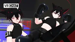 Femboy neko puts you in your place🍧 VRchat POV KICKBOXING