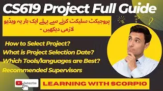 CS619 Final Project| CS619 Final year Project 2023| How to select CS619 Project?|Complete guidelines