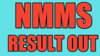 NMMS RESULT 2022 !! 