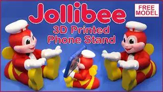 Jollibee Fan? 3D Print This Cute Phone Stand!