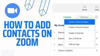 How to ADD Contacts on Zoom | 2023