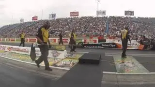 NHRA Top Fuel Starting Line POV