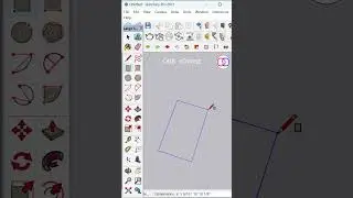 Rectangle with Measurements in Sketchup 