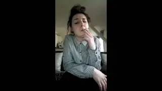 girl smoking