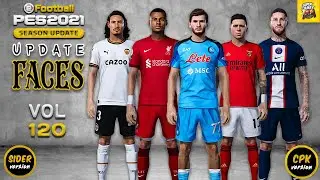 PES 2021 ⚽ New Facepack ● Gakpo - Enzo Fernandez  - Cavani - Kvaratskhelia - Ramos  ( SIDER ◆ CPK )