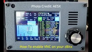 How to enable VNC on zBitx and Raspberry Pi
