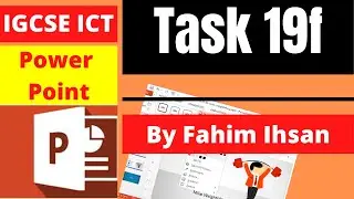 Task 19F Inserting, cropping, resizing images in presentation slide