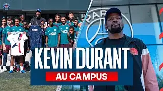 🏀 KEVIN DURANT AT THE PSG CAMPUS 🤝
