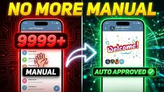 Telegram Auto Accept Bot Setup | Auto Approval & Welcome Message 🤖