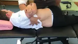 Massive back crack / lower back adjustment using an 