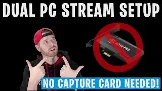 Dual PC Streaming setup WITHOUT a Capture Card (2020) NDI & OBS Studio