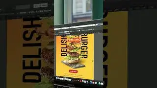 🍔 Burger Flyer Design in Photoshop 