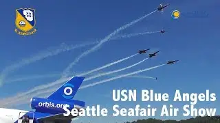USN Blue Angels | 2018 Boeing Seafair Air Show in Seattle | The Museum of Flight