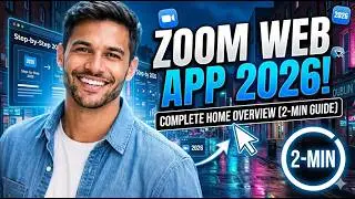Zoom Meetings in Zoom Web App Step by Step 2026 2 Min Guide