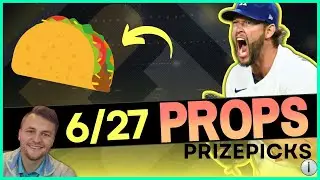 TACO TUESDAY!!! Player Prop Picks / Bets [PRIZEPICKS] for WEDNESDAY, JUNE 27th, 2023