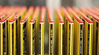 Amazing! Paper and Pencil Manufacturing Process Inside Factory
