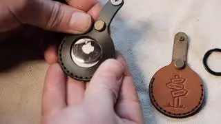 Apple AirTag Leather Keychain