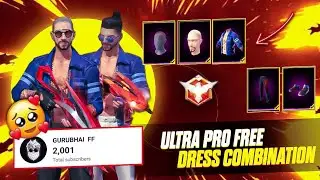 Full Video For New rank token Bundle Dress Combination in Free Fire ultra pro free dress combination