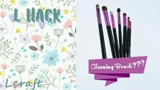 L HACK!!! How to Clean The Dirty Brush use the Used Powder Container