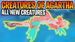Checking Out The NEW CREATURES In ROBLOX Creatures Of Agartha!