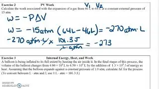 AP Chemistry Thermochemistry Notes part 1