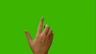 Hand Gestures on Green Screen