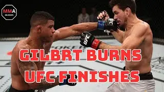 Gilbert Burns UFC Finishes - #ufc #mma #gilbertburns #welterweight #fightnight #ufc299