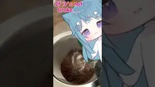 Don't judge my pourover technique #coffee #coffeelover #vtuberclips