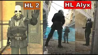 Metropolice comparasion - Half Life Alyx vs Half Life 2