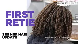 First Loc Retie After Hair Extensions