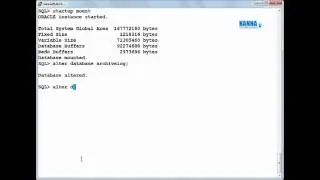 Archive log Enabling and Disabling