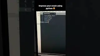 Impress your crush with your skills #python #programming #pathaan #android