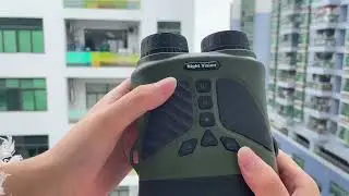Infrared Night Vision 2.5K 10X Optical Zoom 3'' IPS Screen Binoculars Camera for Hunting Camping