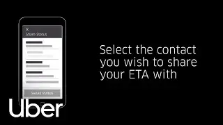 How To Share Your ETA | Uber Support | Uber